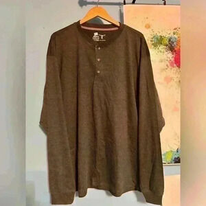 Men’s 2XL big beefy long sleeve 3 button down